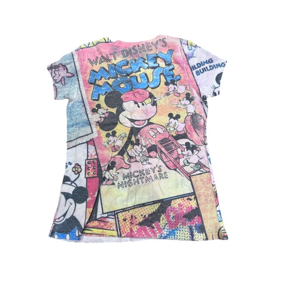 Disney Store Girls  Mickey Minnie Mouse Comic Strip T-Shirt XL (14) Cartoon NWOT - Picture 3 of 3